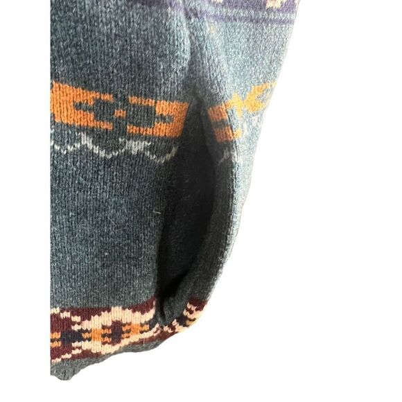 Pendleton vintage wool ugly grandpa aztec southwestern Tuscan tribal large - Picture 3 of 7